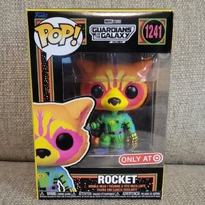 Funko Pop Rocket in Green and Pink